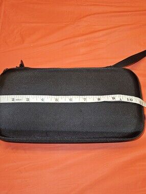 Nintendo Switch Protective Hard Shell Carrying Case Black w/Gray Interior 11"×5"